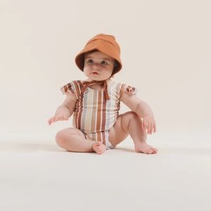 Rylee + Cru Striped Swimsuit
